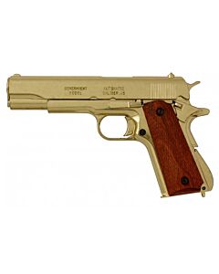 Denix pistola da collezione M1911 (gold finish)