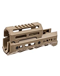 5KU Astina rail corta CRC style per fucile a gas GHK AK (tan)