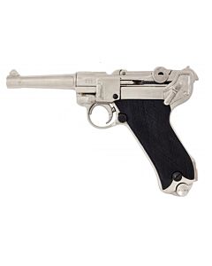Denix pistola da collezione P08 (Chrome stainless)