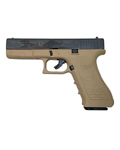 Bruni pistola a salve GAP 9mm PAK (nera/tan)