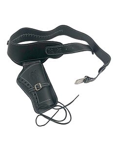 Denix cinturone con fondina per pistola revolver cal.45 (nero)