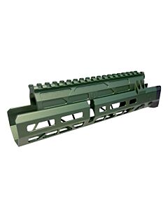 5KU astina rail JM-MMS style da 10.1" per fucile a gas Marui AKM (verde)