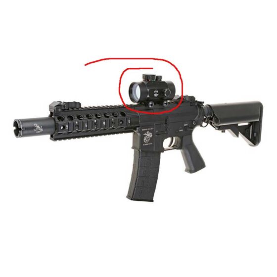 Theta Optic 1x40 reflex dot (r/g)