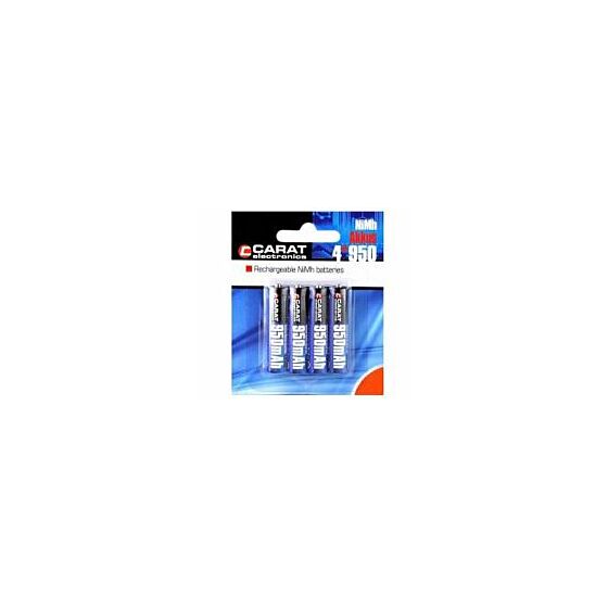 Carat batterie ministilo 950mha ricaricabili