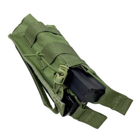 TMC tasca aperta caricatore M4+Pistola (verde)
