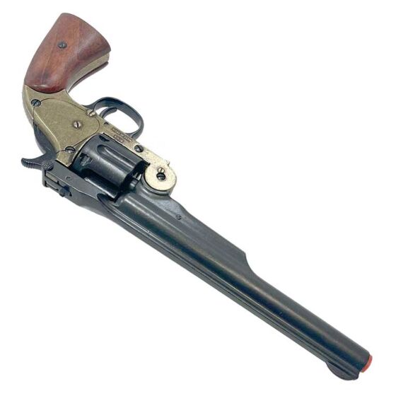 Denix schofield 1875 revolver type collection pistol (gold finish)