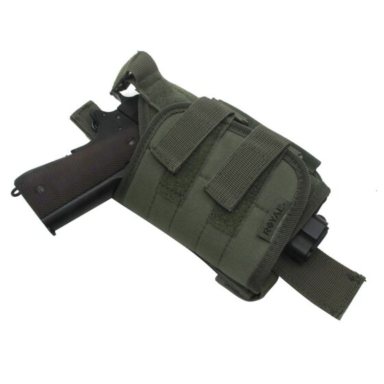 Royal plus tactical molle pistol holster (od)