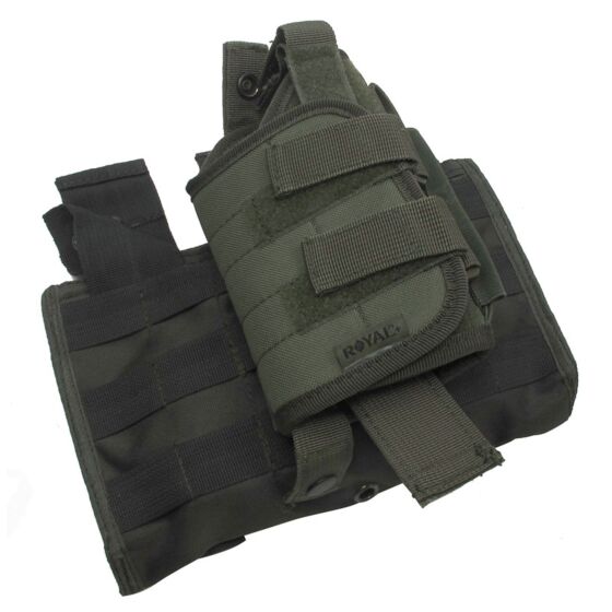 Royal plus tactical molle pistol holster (od)