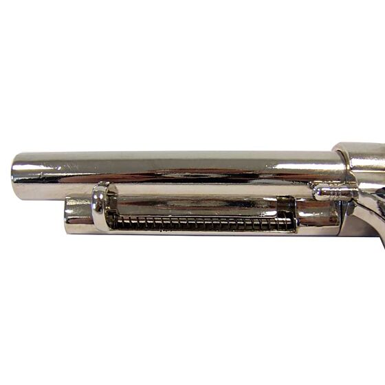 Denix pistola da collezione peacemaker 1873 revolver 5.5 pollici (nickelata)