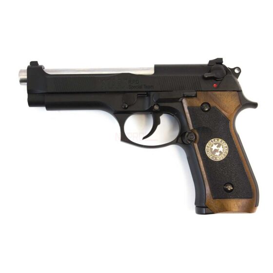 We BIOHAZARD M92 semi/full auto metal gas pistol (black)