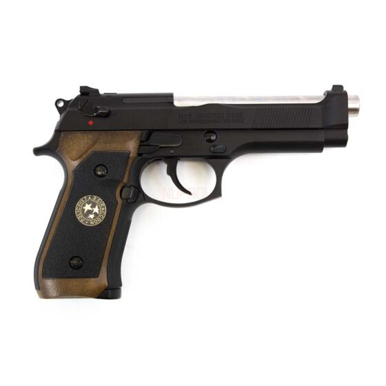 We BIOHAZARD M92 semi/full auto metal gas pistol (black)