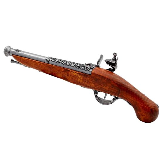 Denix pistola da collezione Duel Inglese XVIII secolo (grigia)