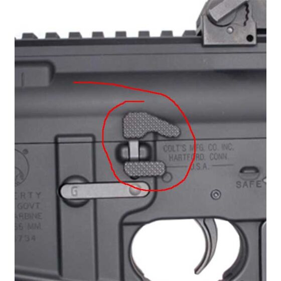 Wiitech GEISSELE style bolt catch lever for Marui SRE M4 Electric gun