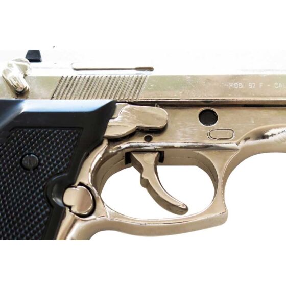 Denix pistola da collezione M92f (nickelata)