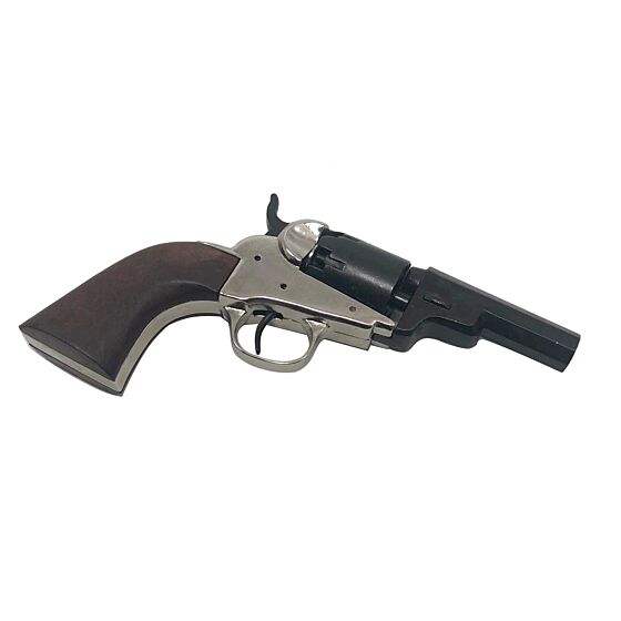 Denix pistola da collezione Wells Fargo 1849 revolver (nikelata)