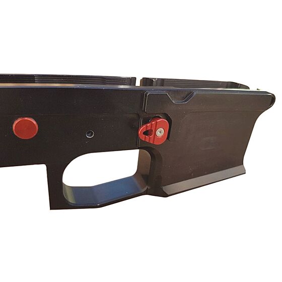 Retroarms fermo caricatore in alluminio CNC tipo B per m4 (nero)