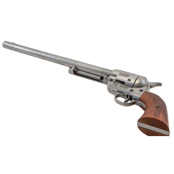 Denix pistola da collezione peacemaker 45 revolver 12 pollici (grigio)