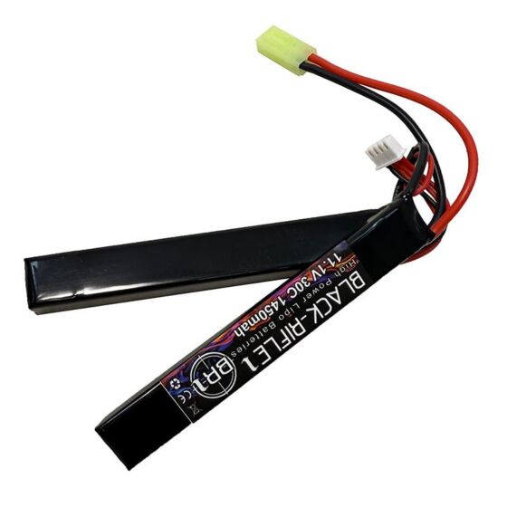 BlackRifle1 batteria lipo CQB separata 1450mha 11.1v 30c