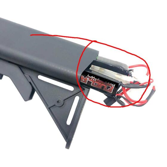 Fuel rc batteria lipo tripla 1450 11.1v 30c
