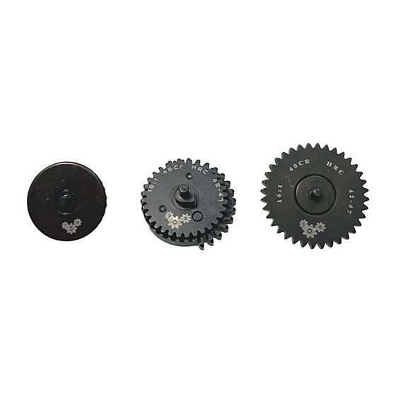 TSC 2.0 steel gear set for electric gun (16:1)