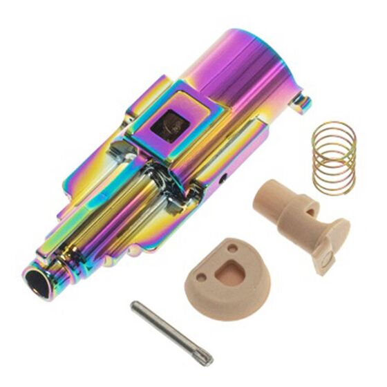 COW COW CNC aluminum nozzle for AAP01 gas pistol (rainbow)
