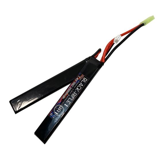 BlackRifle1 2000mha 7.4v 30c CQB separate lipo battery
