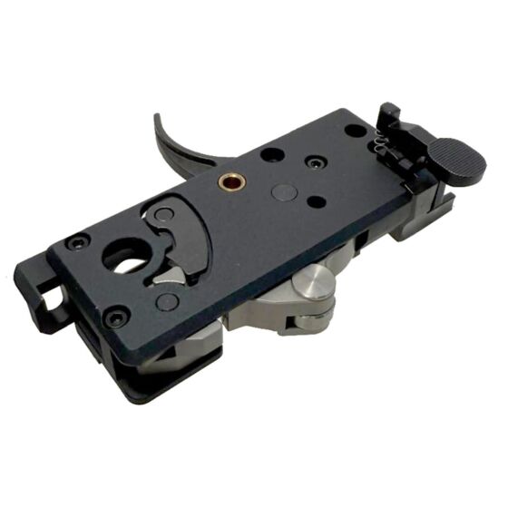 Angry Gun SET scatola grilletto ACCIAIO CNC per fucile a gas M4 MARUI MWS (Colt Mil-spec)