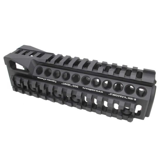 Wiitech astina lower rail ZENITCO B-10M style per fucile Marui AKM a gas (nera)