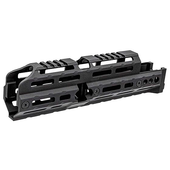 Wiitech CNC ALPHA 10" handguard for MARUI AKM gas rifle (black)