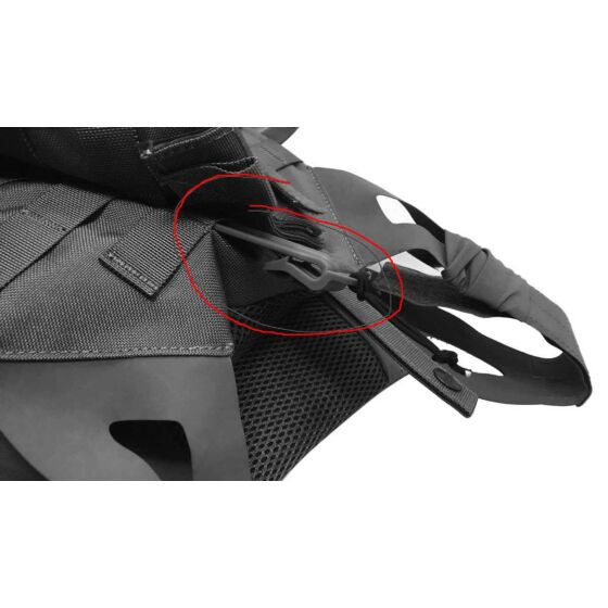 TMC QD clip set per attacchi molle (nero)
