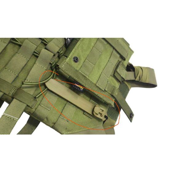 TMC QD clip set per attacchi molle (foliage green)