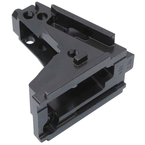 Wiitech CNC steel rear chassis for Marui g19 pistol