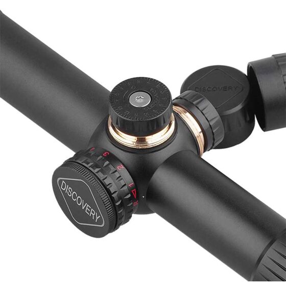 Discovery VT-R 4-16x40AOE rifle scope (with mount rings)