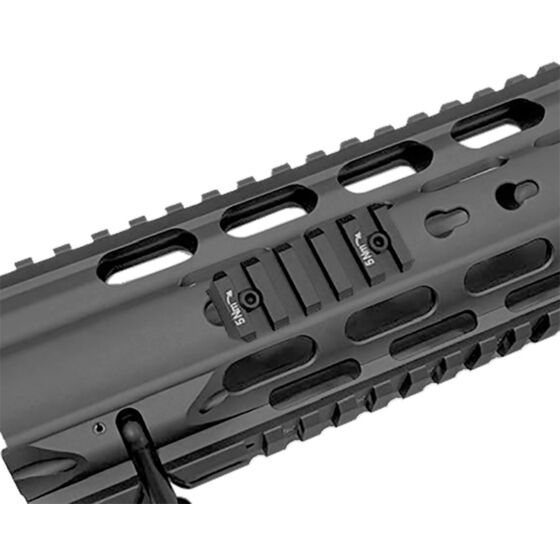 Airsoft Artisan slitta Keymod per frontali 95K (nera)
