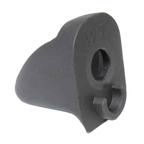 Wiitech mini hand stop CNC 6063 per astine Keymod/M-LOK (nera)