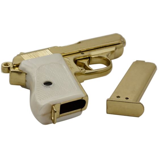 Denix pistola da collezione ppk/s (dorata)