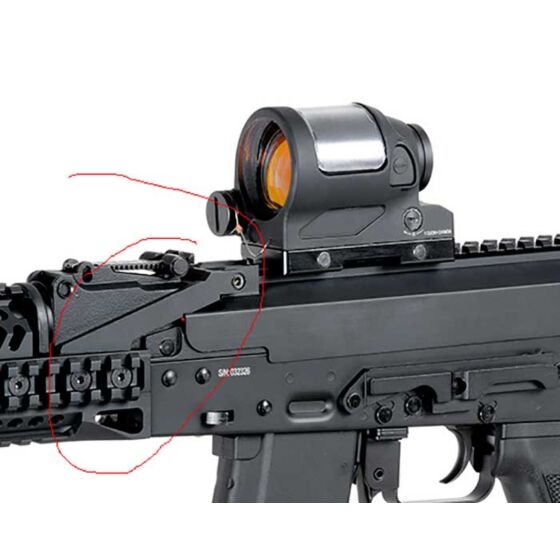 5KU B-33 rail top cover for ak electric gun (tan)