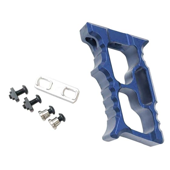 5KU HALO MINIVERT multi purpose fore grip for handguards (blue)