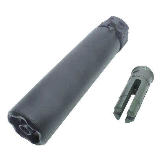 5KU silenziatore SFire 556 socom con spegni fiamma 14mm- (nero)