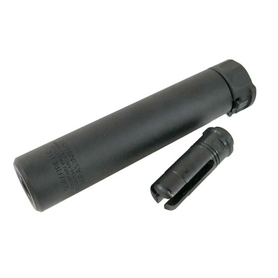 5KU silenziatore SF 556 socom con spegni fiamma 14mm- (nero) (5ku-266-bk)