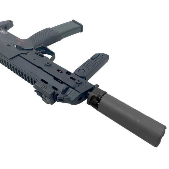 5KU silenziatore SOCOM46-MINI con spegni fiamma per mitraglietta mp7 (nero) (Marui)