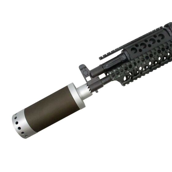 5KU silenziatore DTK PUTNIK Zenitco style per fucile ak 14/24mm (tan)
