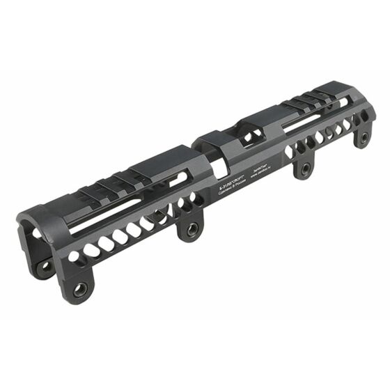 5KU ZENITCO style astina rail B-31 LV SPORT superiore per fucile elettrico Ak (nera)
