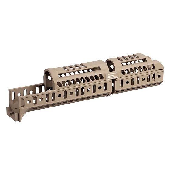 5KU ZENITCO style astina rail SPORT 4 full set per fucile elettrico ak (tan)