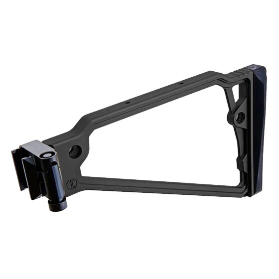 5KU TRIANGLE 8" stock with FOLDING MECH and cheek riser (black)