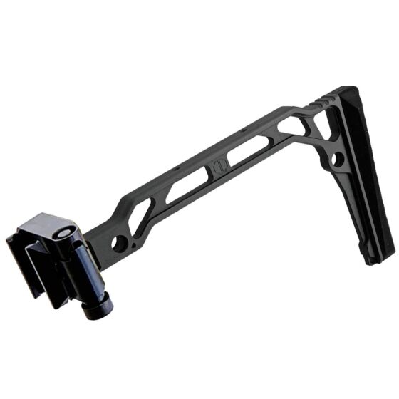 5KU calcio SKELETON SS-8RP con riser base e piatto FOLDING MECH picatinny (nero)