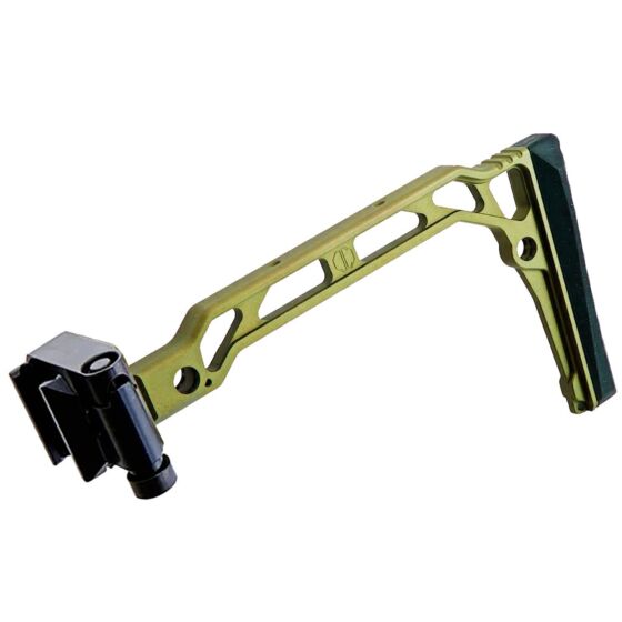 5KU calcio SKELETON SS-8RP con riser base e piatto FOLDING MECH picatinny (desert)