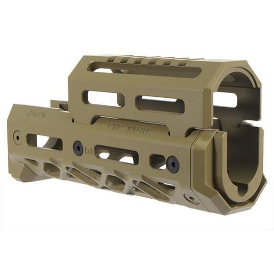 5KU Astina rail corta CRC style per fucile a gas GHK AK (tan)