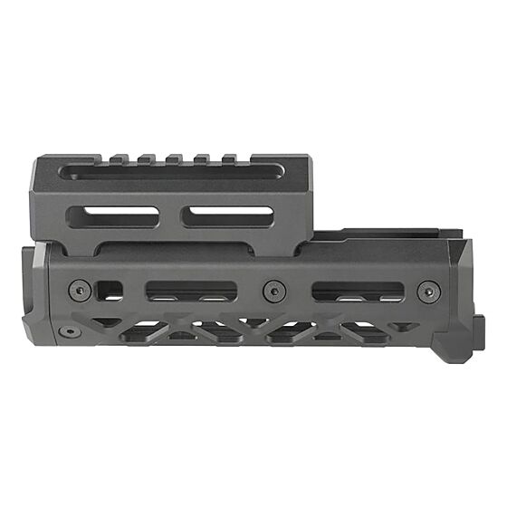 5KU Astina rail corta CRC style per fucile a gas GHK AK (nera)