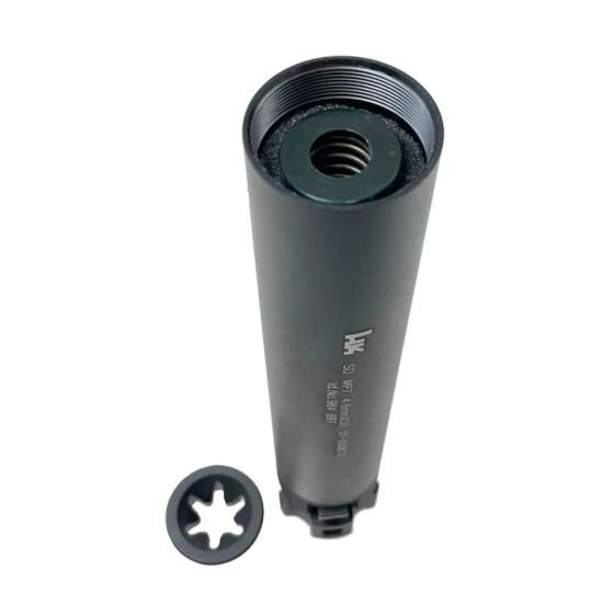 5KU silenziatore con spegni fiamma per mitraglietta mp7 KSC/KWA/Umarex